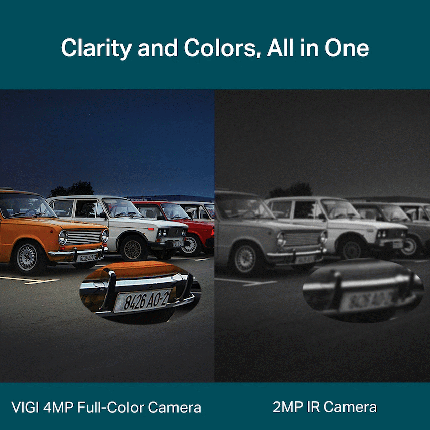 TP-Link Vigi C340 4MP 4mm Outdoor Full-Color Bullet Network Camera - Image 4