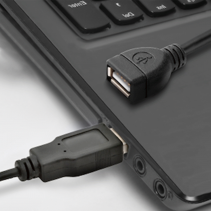 Volkano Extend Series USB Extension Cable - 2m - Black - Image 4