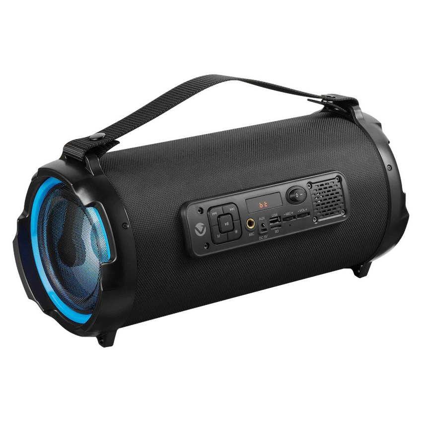 Volkano Apogee Series Bluetooth Speaker with RGB Lighting and Karaoke/Mic Input - Image 4