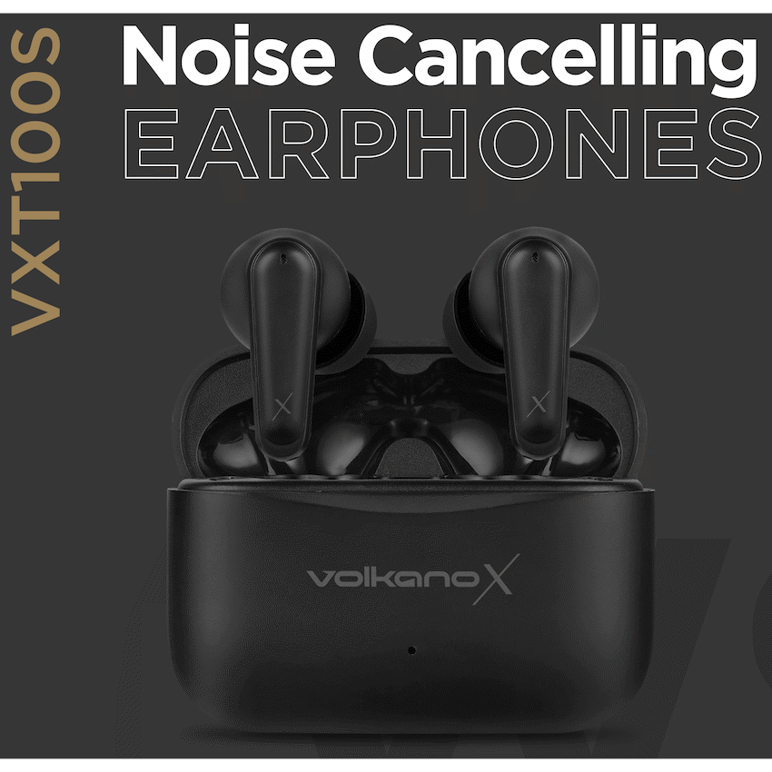 VolkanoX VXT100S TWS Earphones - Black - Image 4