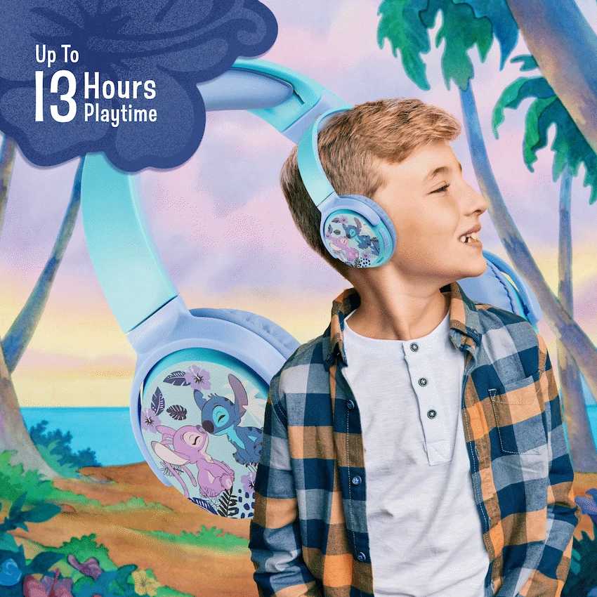 Disney Stitch Bluetooth Wireless Stereo Headphones - Image 4
