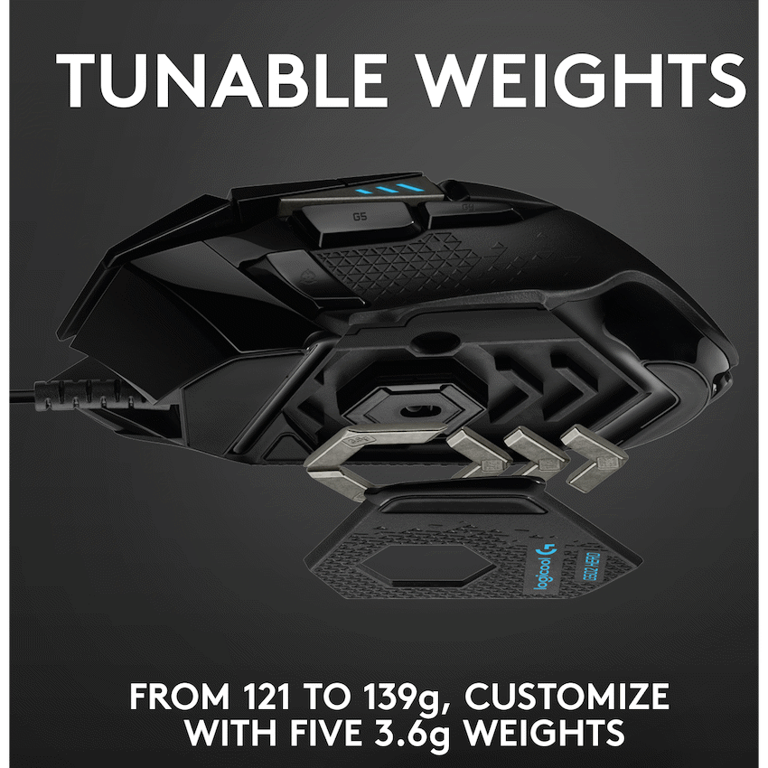 Logitech(R) G502 HERO High Performance Gaming Mouse - Image 4