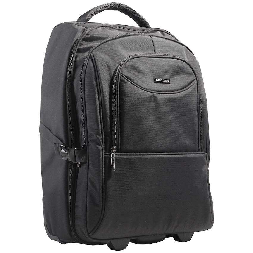 Kingsons Prime 15.6" Laptop Trolley Backpack - Black - Image 4