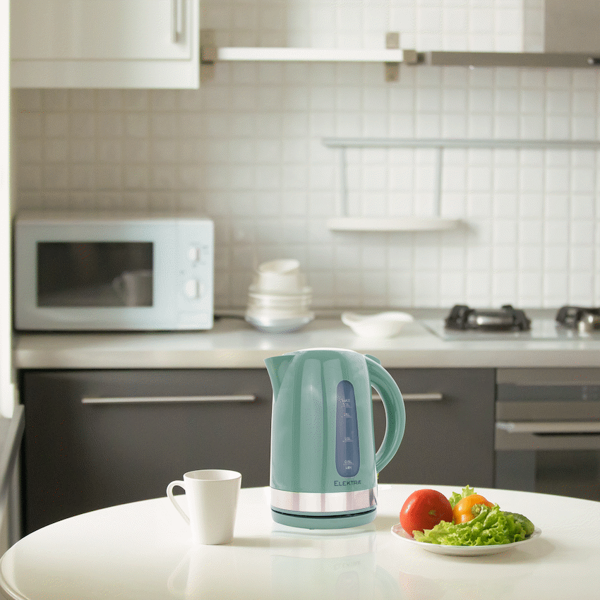 Elektra 2200w 1.7l Plastic Kettle - Green - Image 5