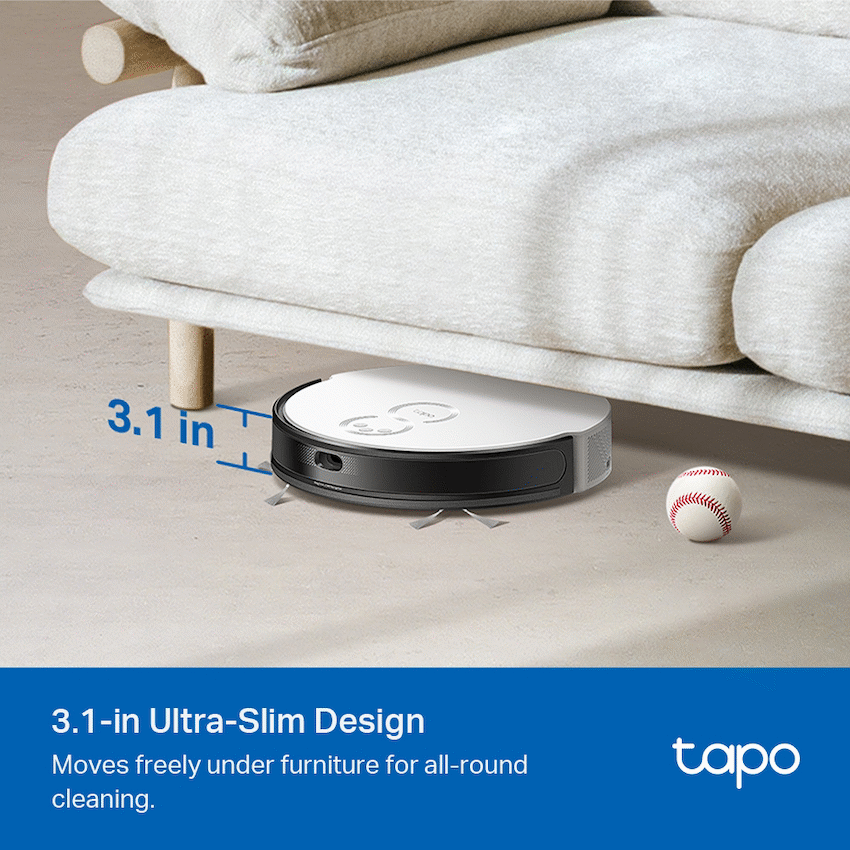 TP-Link Tapo RV20 Robot LIDAR Vacuum, 2600 mAh - Image 5
