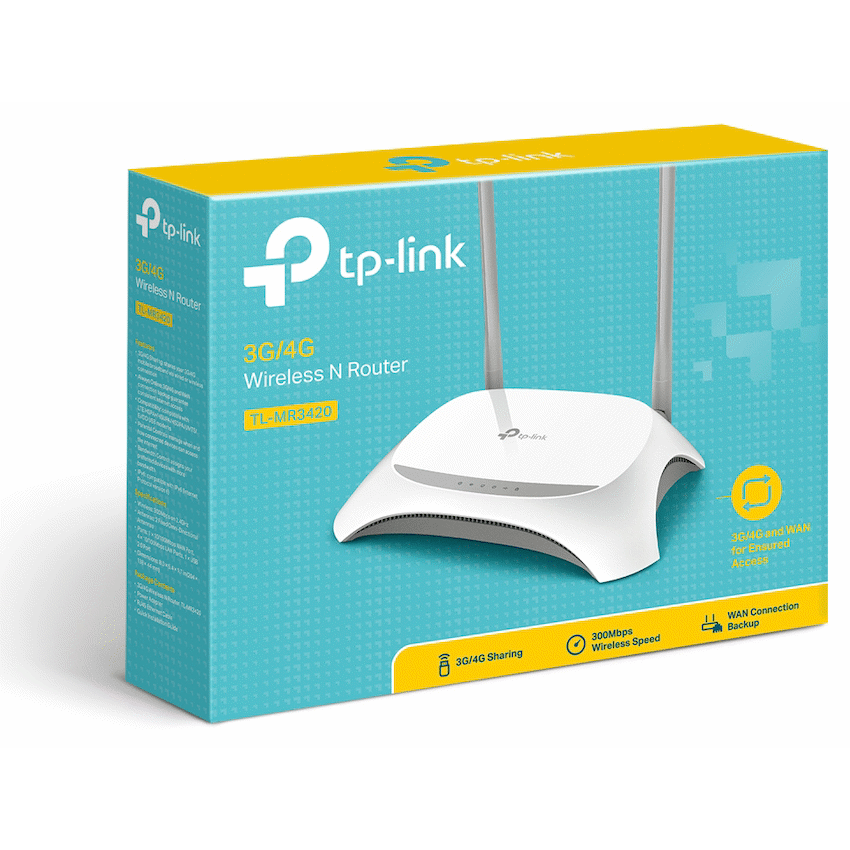 TP-Link TL-MR3420 3G/4G Wireless N Router - Image 5