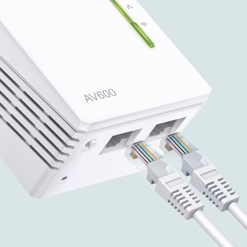 TP-Link TL-WPA4220 KIT AV600 Powerline Wi-Fi Kit - Image 5