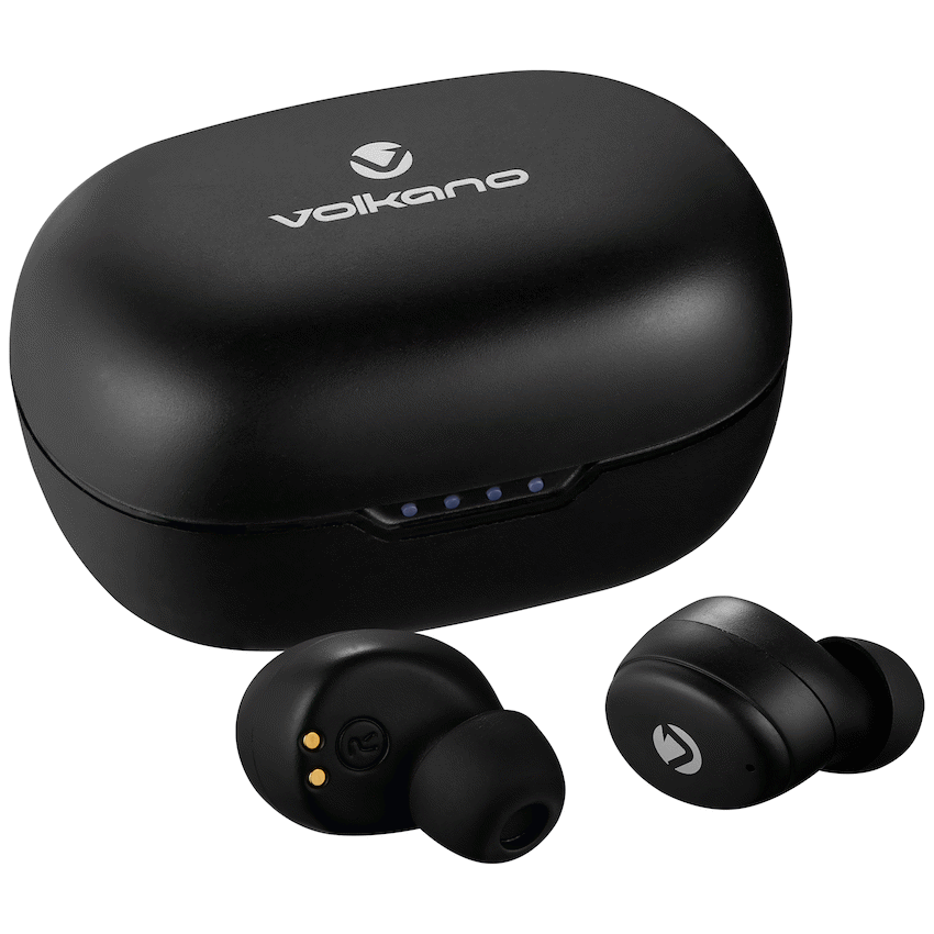 Volkano Sagittarius Series TWS Earphones + Charging Case - Black - Image 5