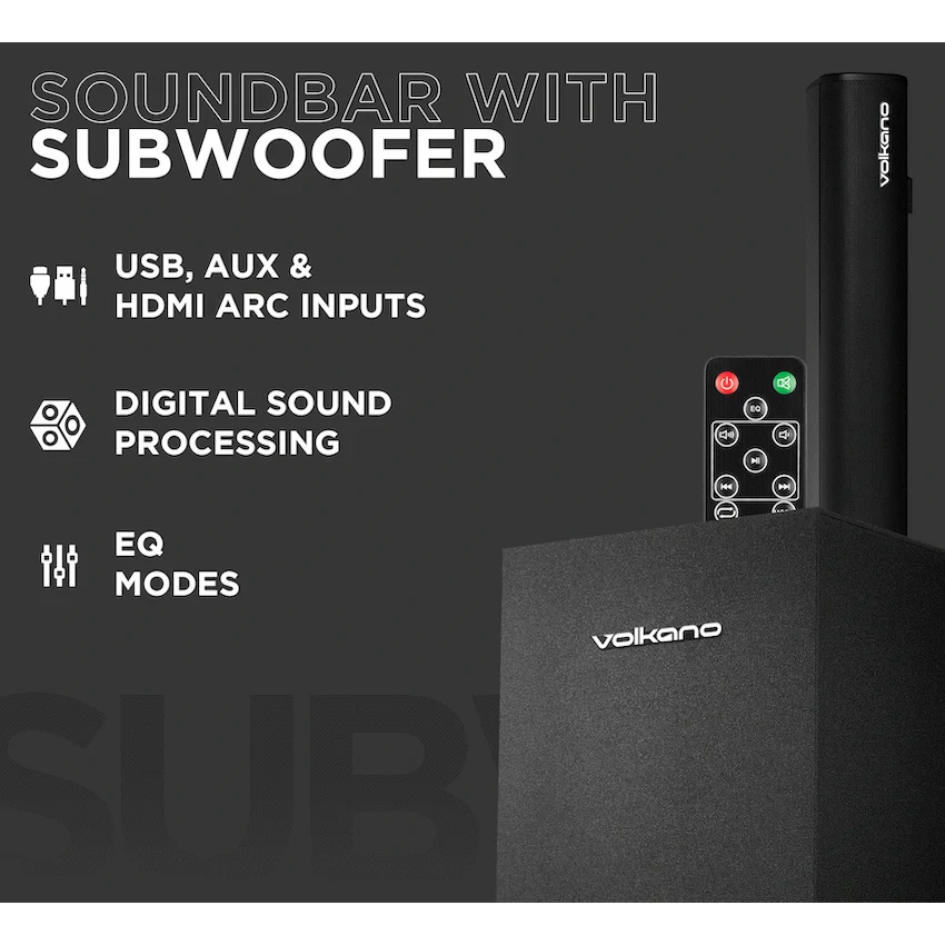 Volkano Vortex Series 2.1 70w Soundbar - Image 5