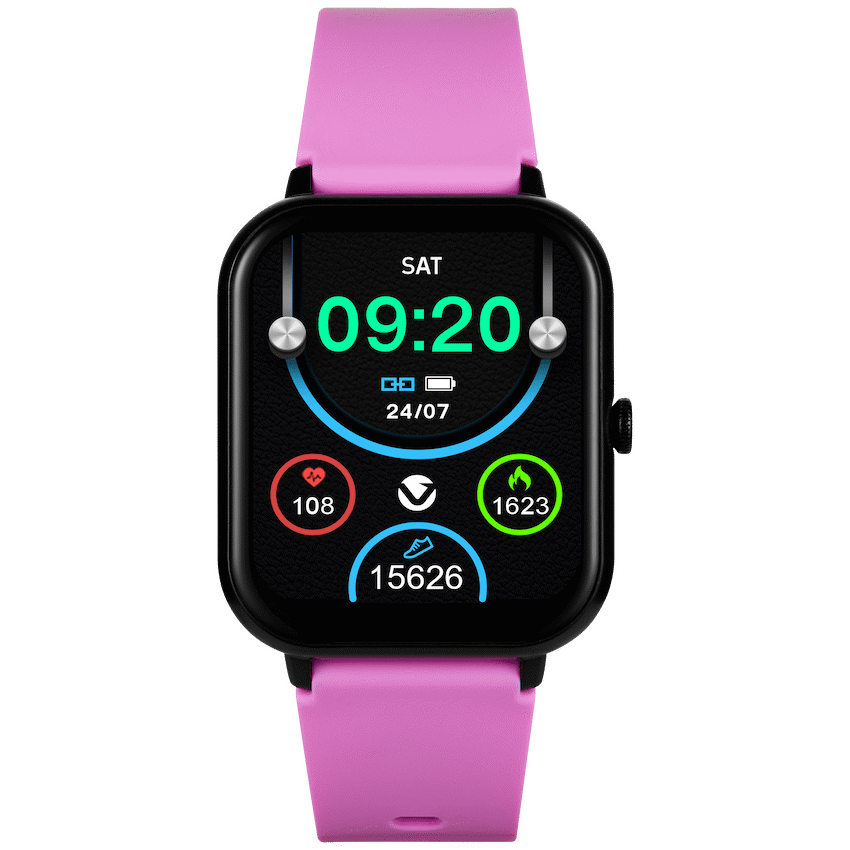 Volkano Chroma Series Smartwatch with Flamingo Pink Strap - Image 5