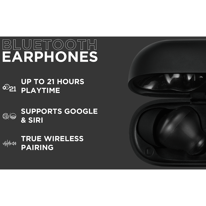 VolkanoX VXT100S TWS Earphones - Black - Image 5