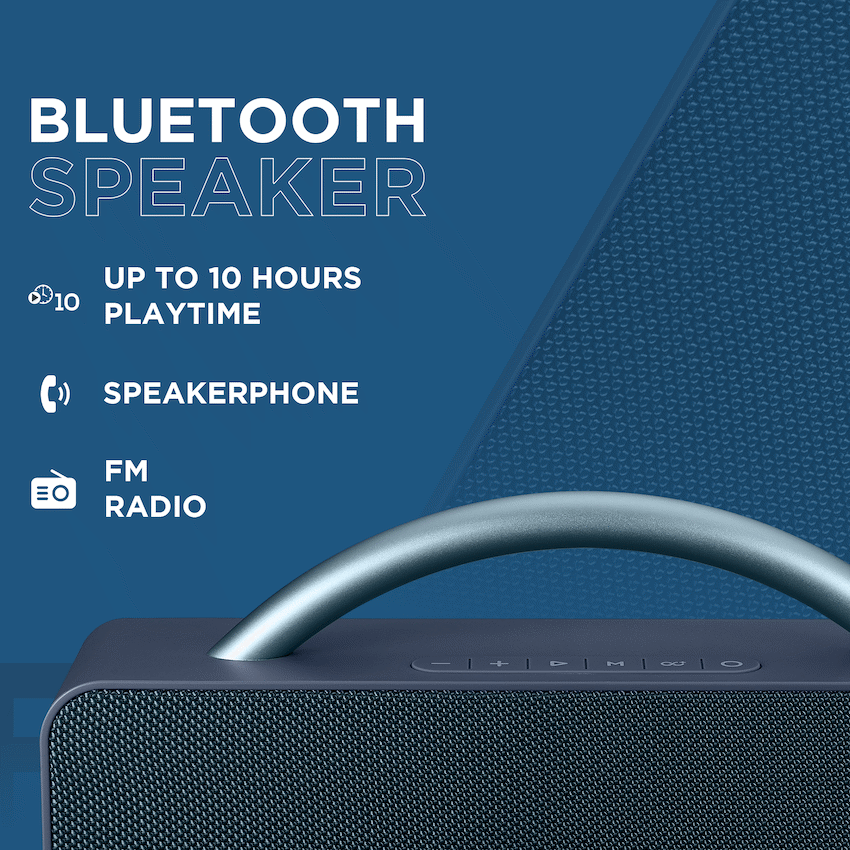 Volkano X VXS200 Portable Bluetooth Speaker - Blue - Image 5
