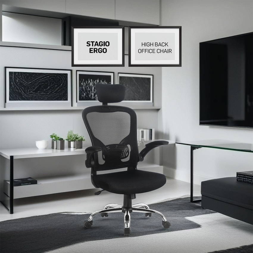 Everfurn Stagio Ergo High Back Office Chair - Image 5