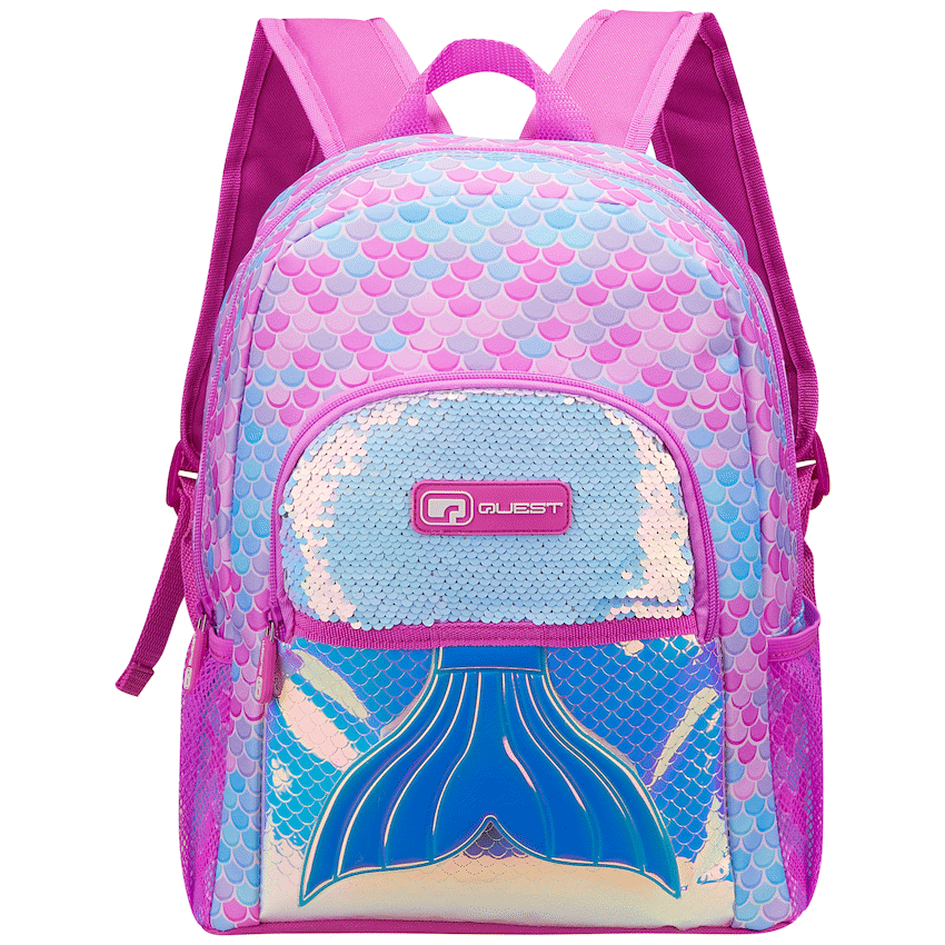 Quest Mermaid Shimmer Pre-School Backpack - Pink - Image 5