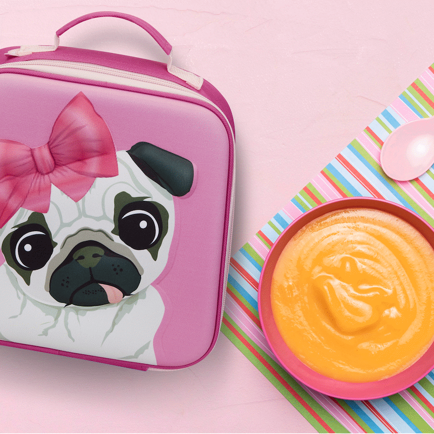 Quest Pug 3D EVA Lunch Bag - Pink - Image 5