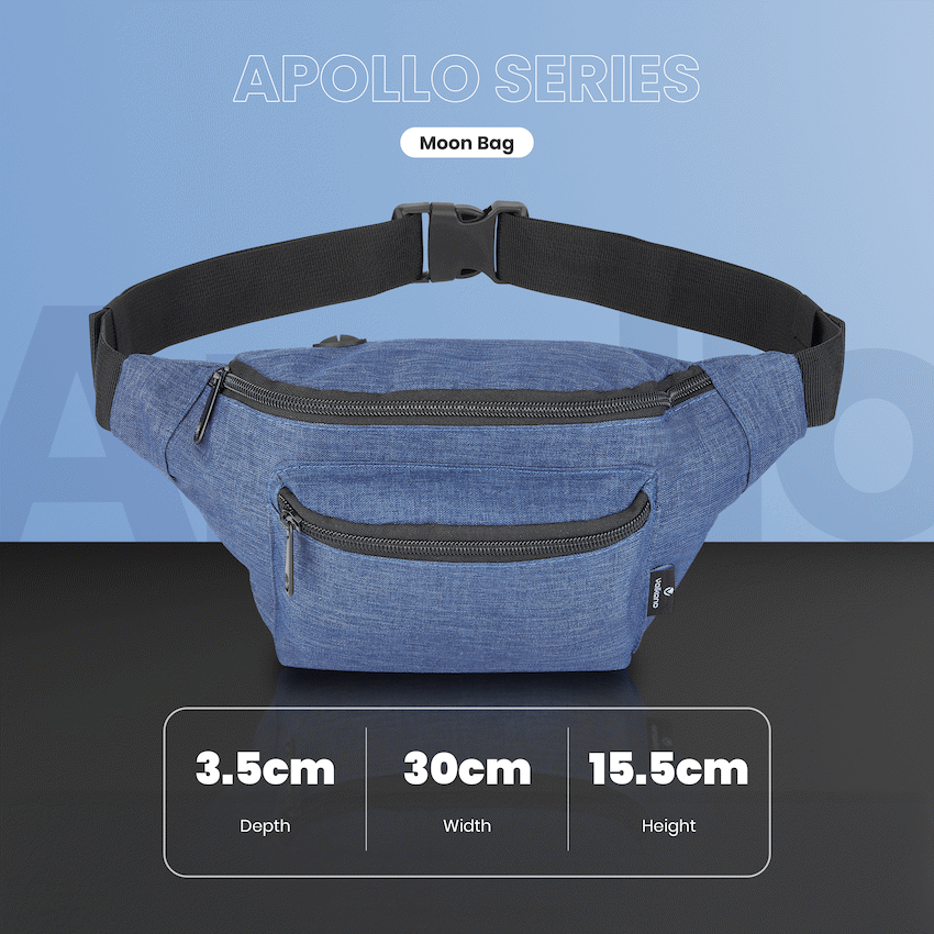 Volkano Apollo Moon Bag Navy - Image 6