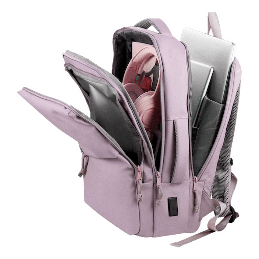 Volkano Under-Seat Traveller Backpack Pastel Pink - Image 6