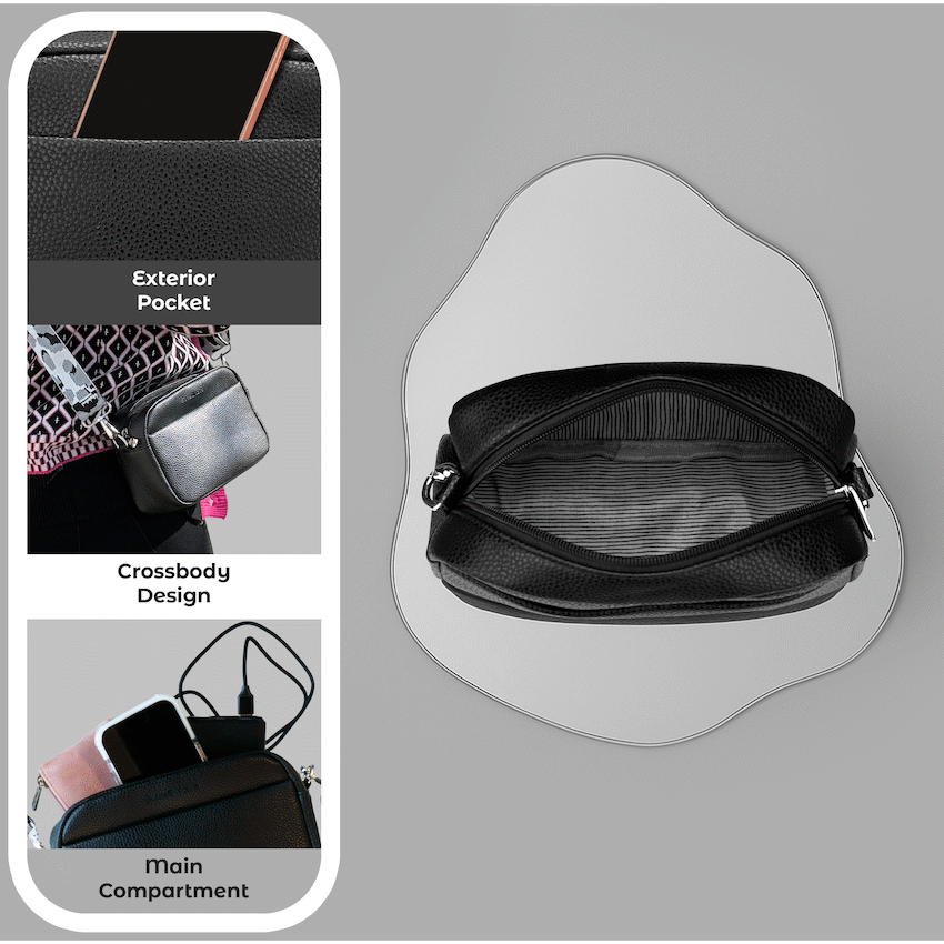 SupaNova Ruby Device Crossbody - Black - Image 6