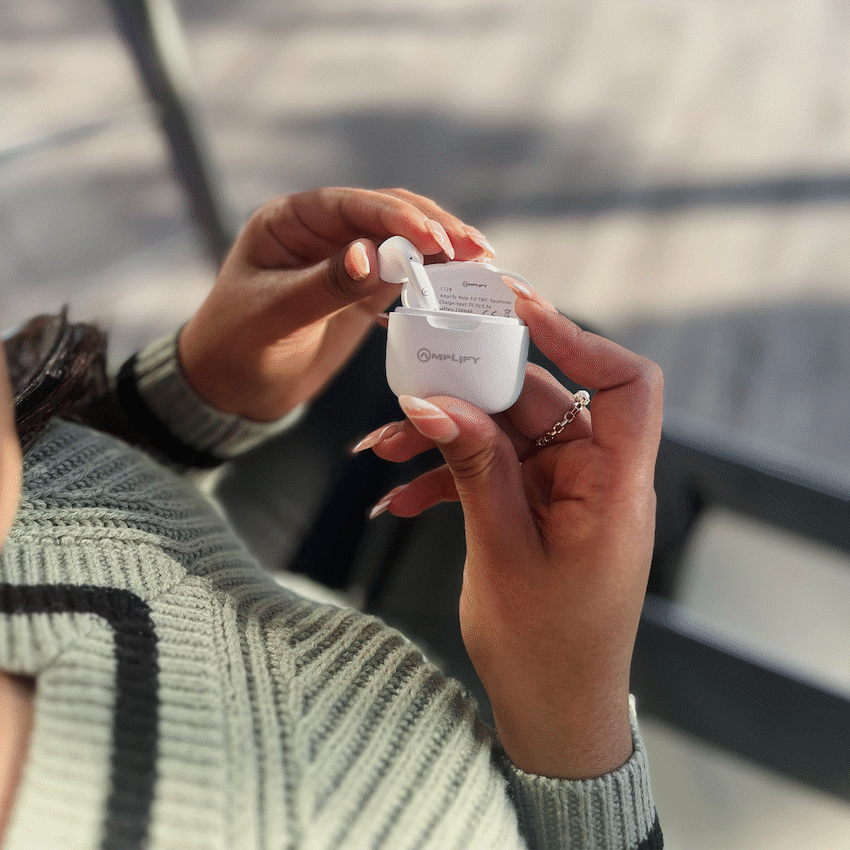 Amplify Note 3.0 Series TWS Earphones - White - Image 6