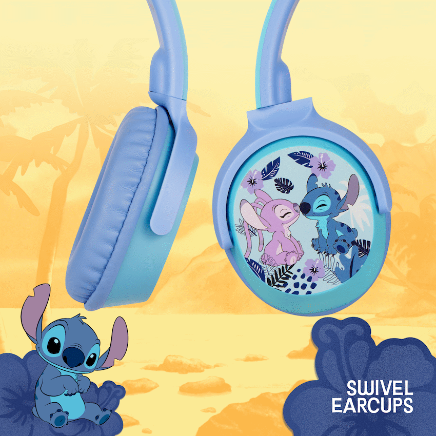 Disney Stitch Bluetooth Wireless Stereo Headphones - Image 7