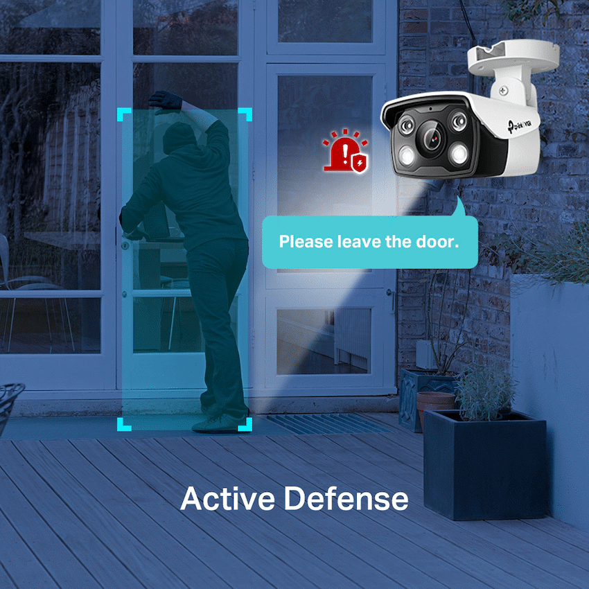 TP-Link Vigi C340 4MP 4mm Outdoor Full-Color Bullet Network Camera - Image 7