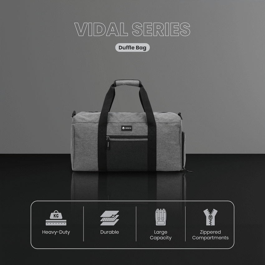 Volkano Vidal 35l Duffle - Grey - Image 7