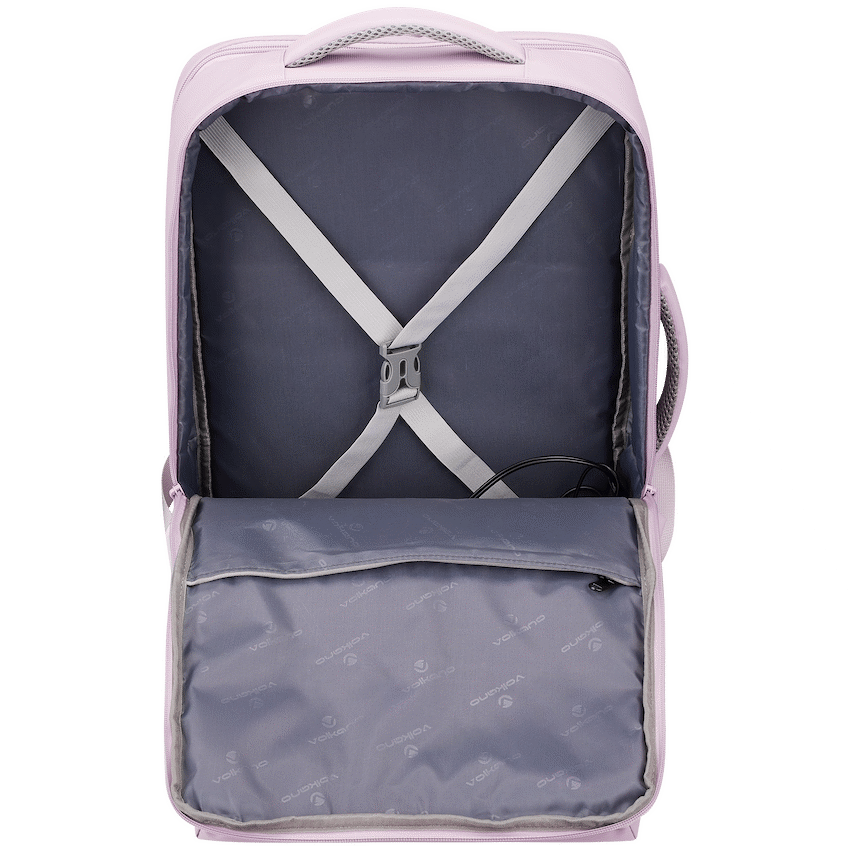 Volkano Under-Seat Traveller Backpack Pastel Pink - Image 7