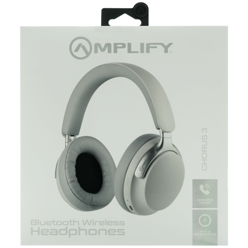 Amplify Chorus 3 Bluetooth Wireless Headphones - Nude - Image 8