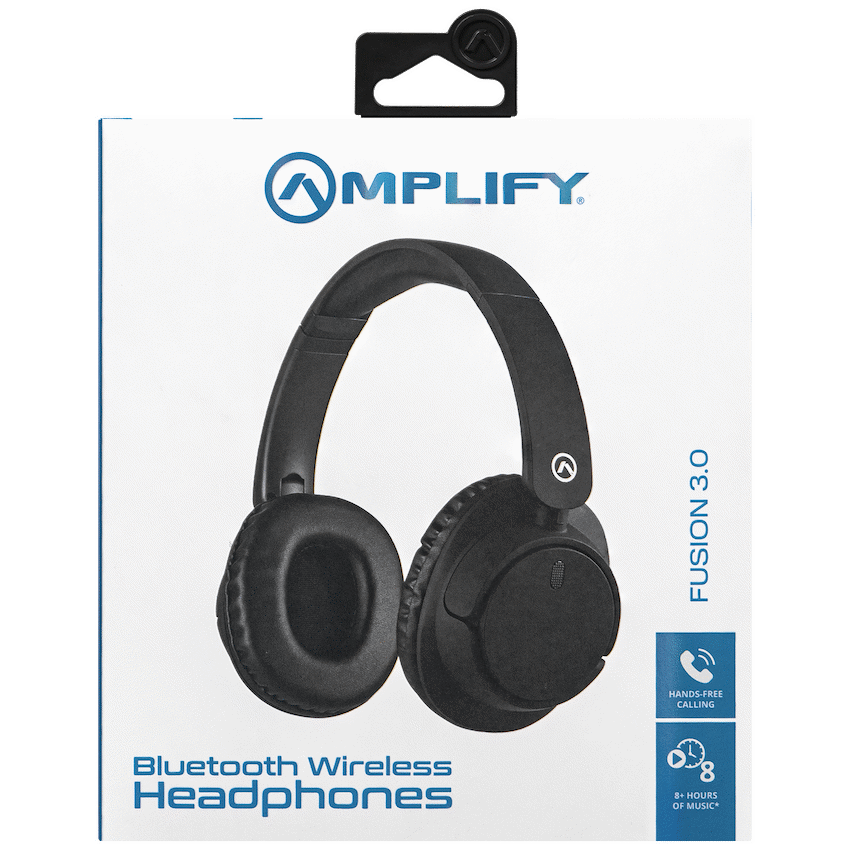 Amplify Fusion Series V3.0 Bluetooth Headphones - Black - Image 8