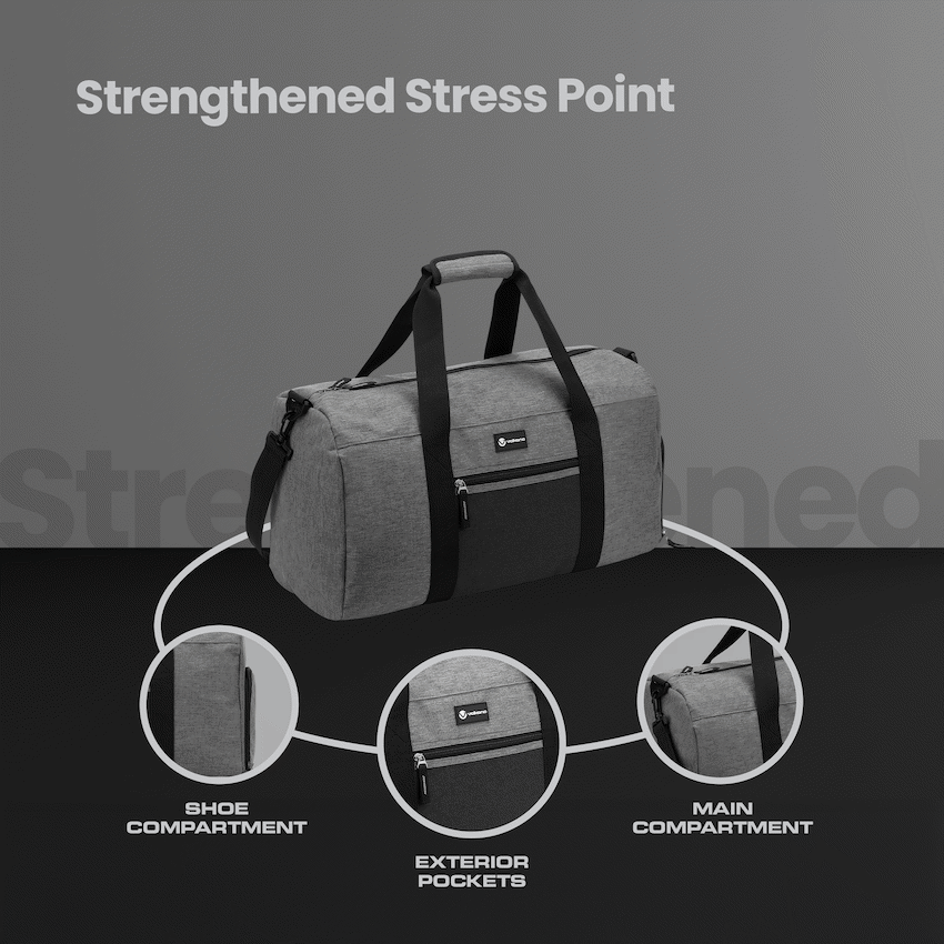 Volkano Vidal 35l Duffle - Grey - Image 8
