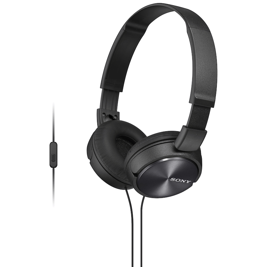 Sony MDR-ZX310AP (Black) Folding Aux Headphones with Mic - Image 9