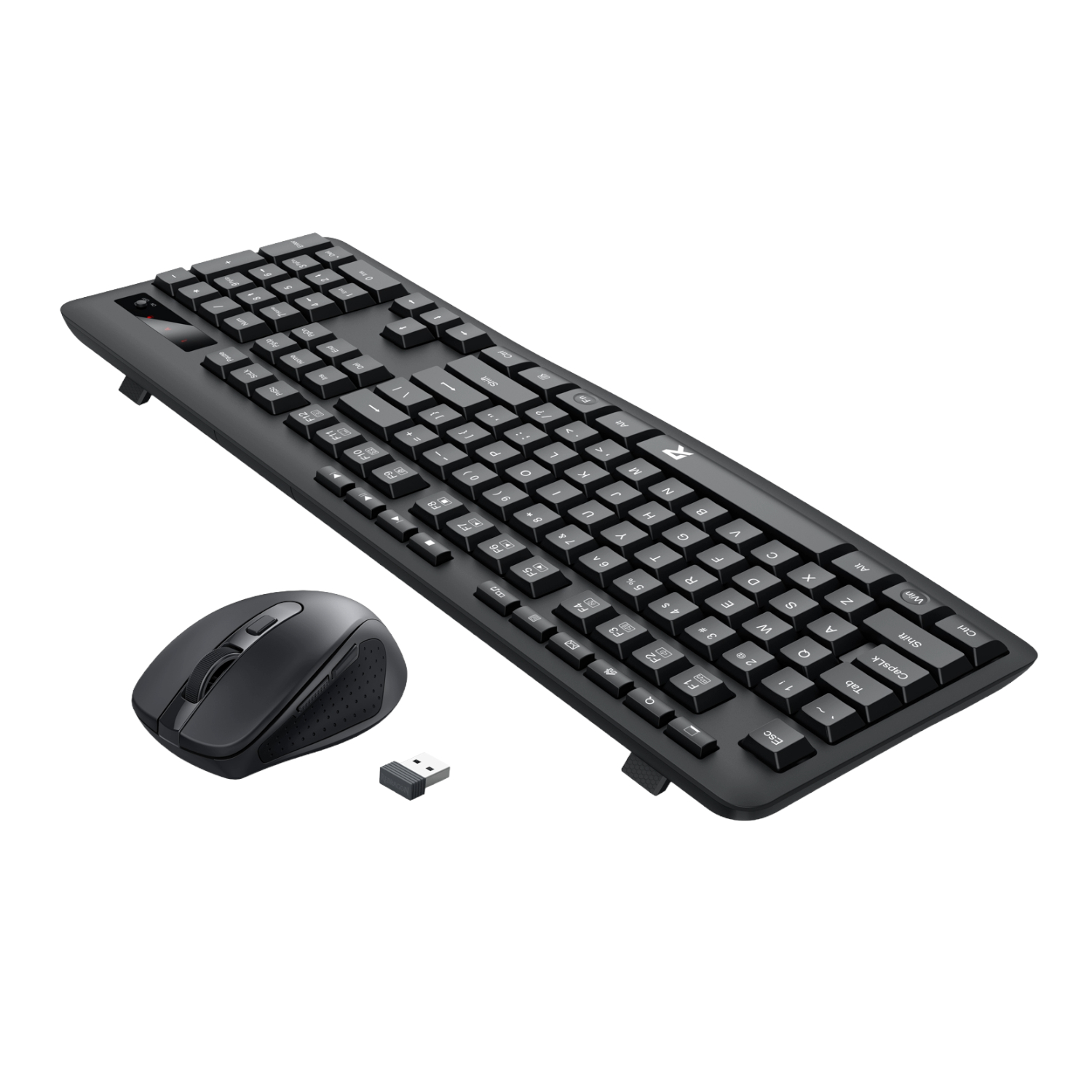 Redragon BS-7367-B Wireless Office Keyboard and Mouse Combo - Black - Image 2