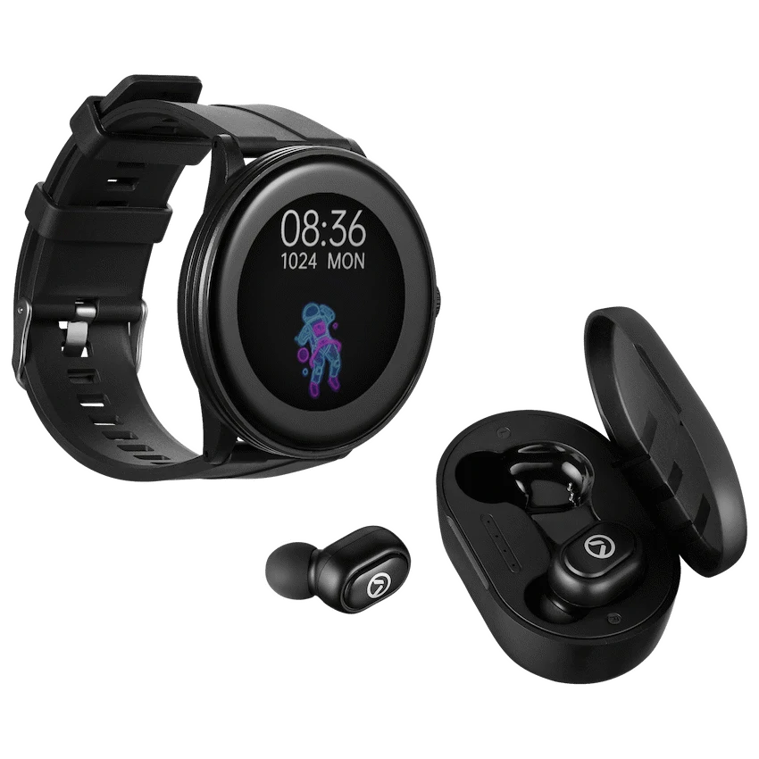 Amplify TechSync Duo Series Smart Watch and TWS Earphones Bundle