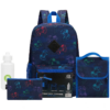 Quest 4-Piece Backpack Set Gamer Navy