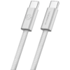 Volkano Weave Series 60w USB C to USB C 1.2m-White