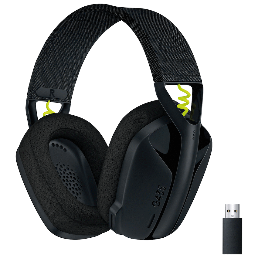 Logitech G435 LIGHTSPEED Wireless Gaming Headset - Black