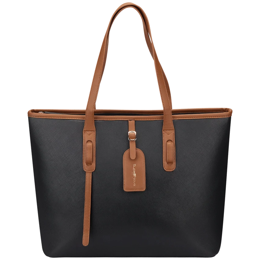 Supanova Elara Ladies 15.6" Laptop Tote Bag Black - Image 2