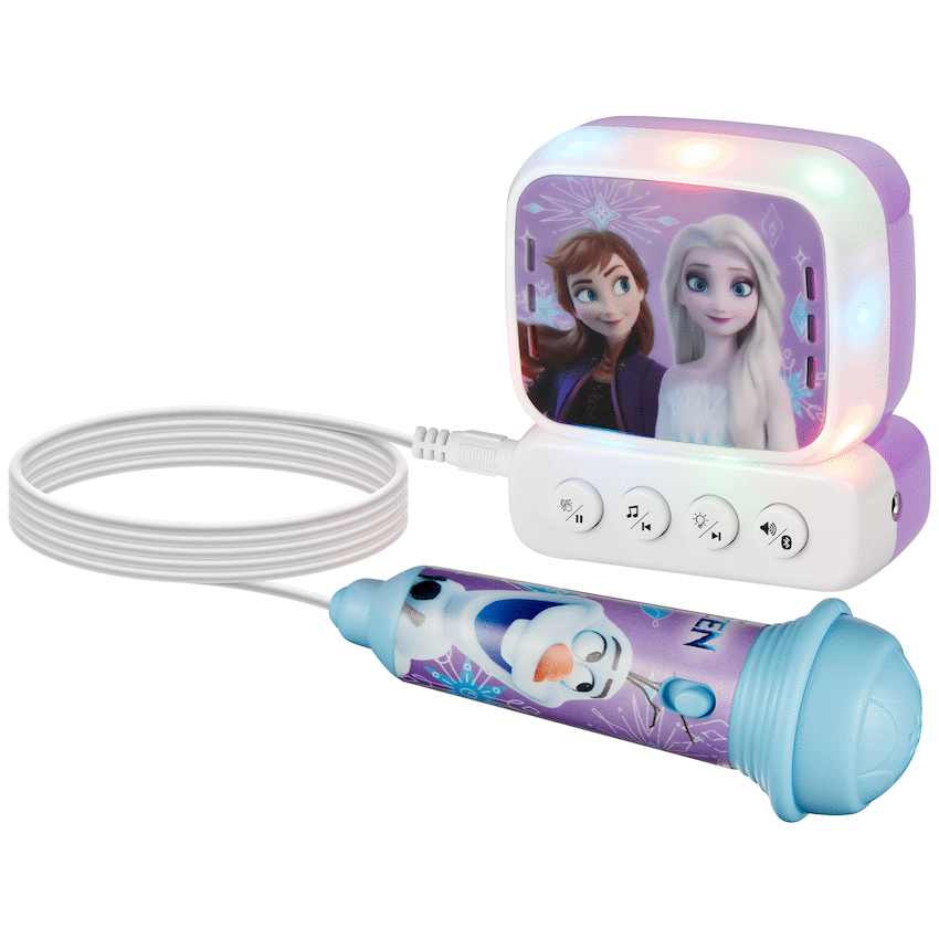 Disney Frozen Bluetooth Mini Karaoke Machine with Belt Hook - Image 2