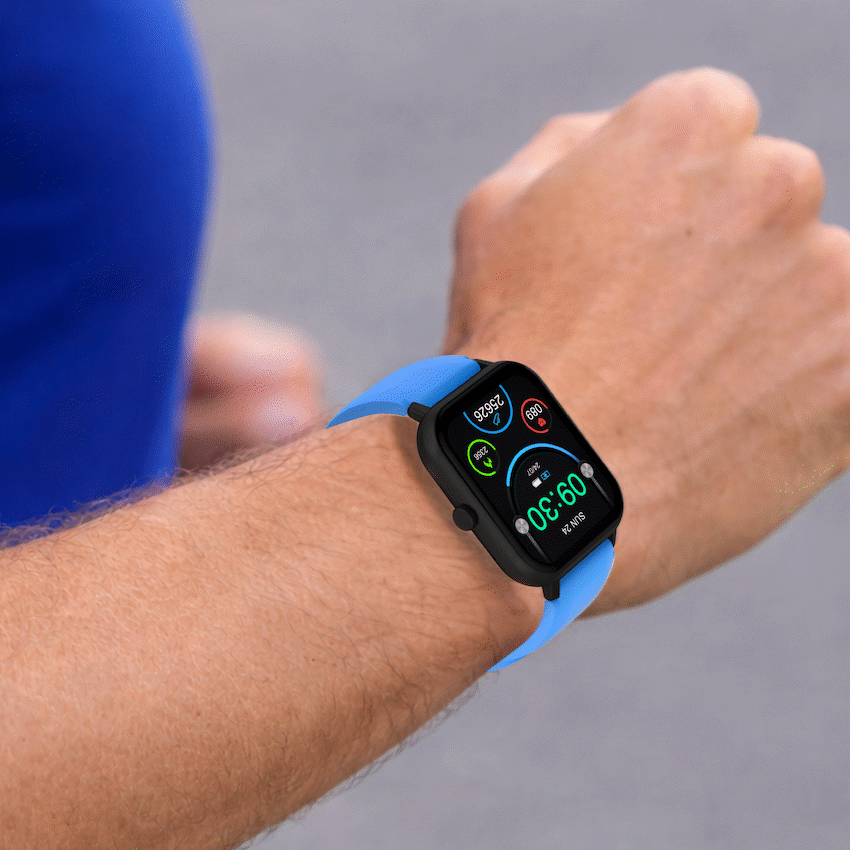 Volkano Chroma Series Smartwatch with Blue Strap - Image 3