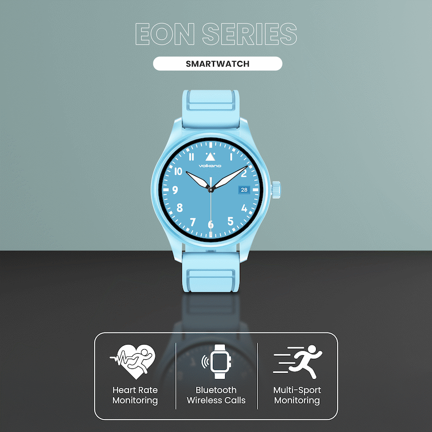 Volkano Eon Series Smartwatch - Light Blue - Image 3