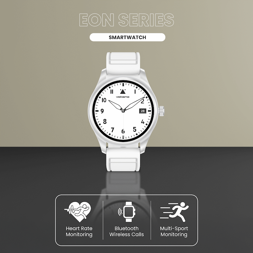 Volkano Eon Series Smartwatch - White - Image 3