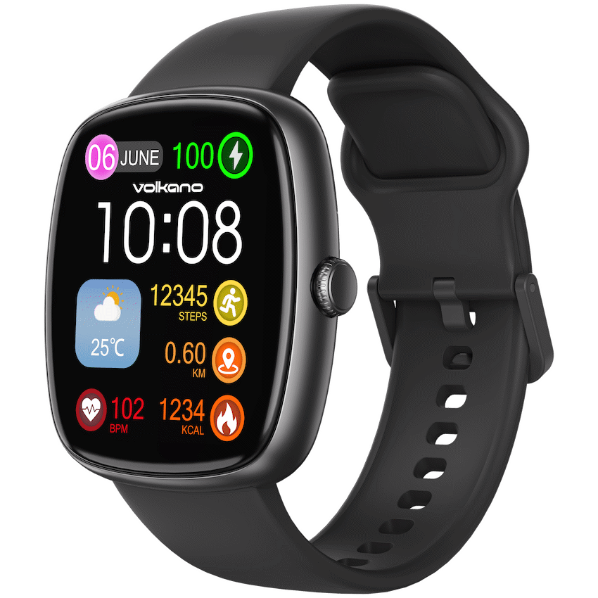 Volkano Elevate Series Smartwatch - Black - Image 3