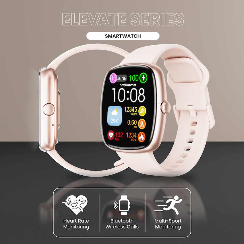Volkano Elevate Series Smartwatch - Gold - Image 4