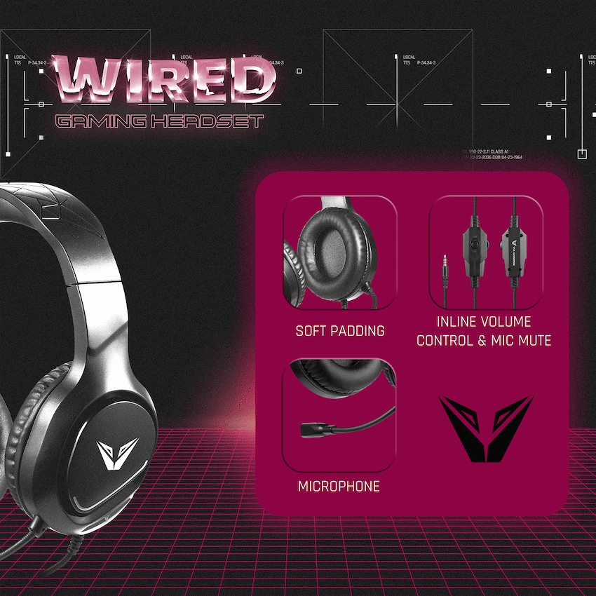 VX Gaming Blaze series Gaming Headset - Image 4