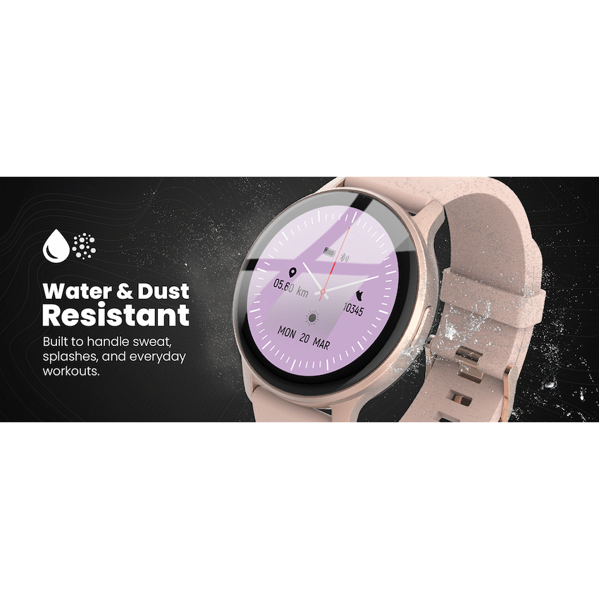 Volkano Active Tech Trend series Watch with heart rate monitor - Gold - Image 4