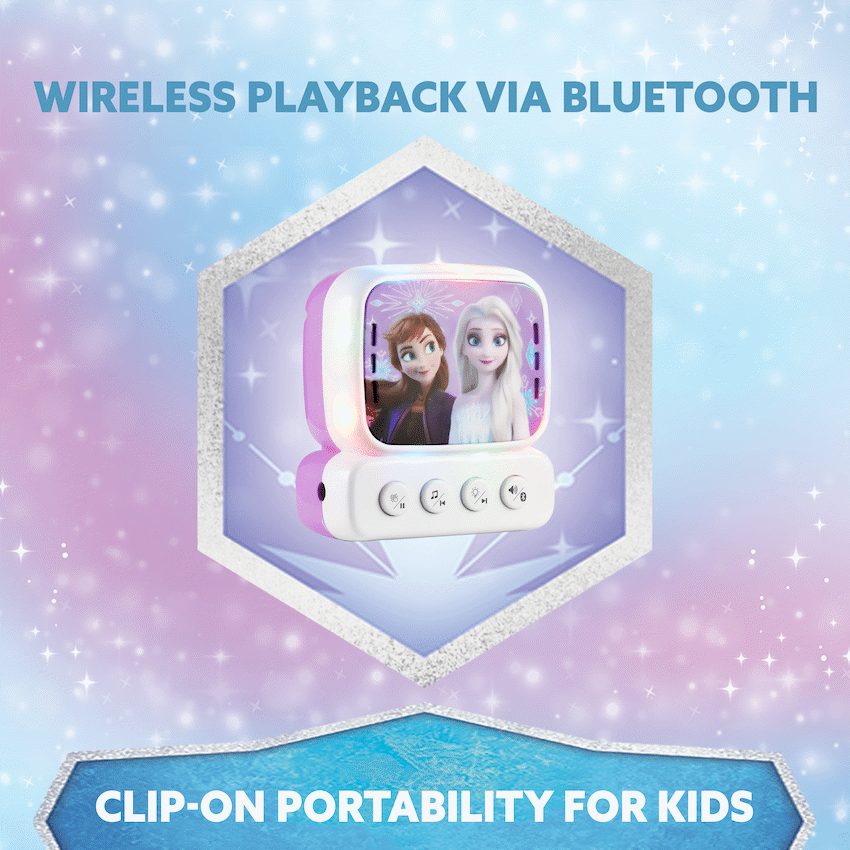 Disney Frozen Bluetooth Mini Karaoke Machine with Belt Hook - Image 4