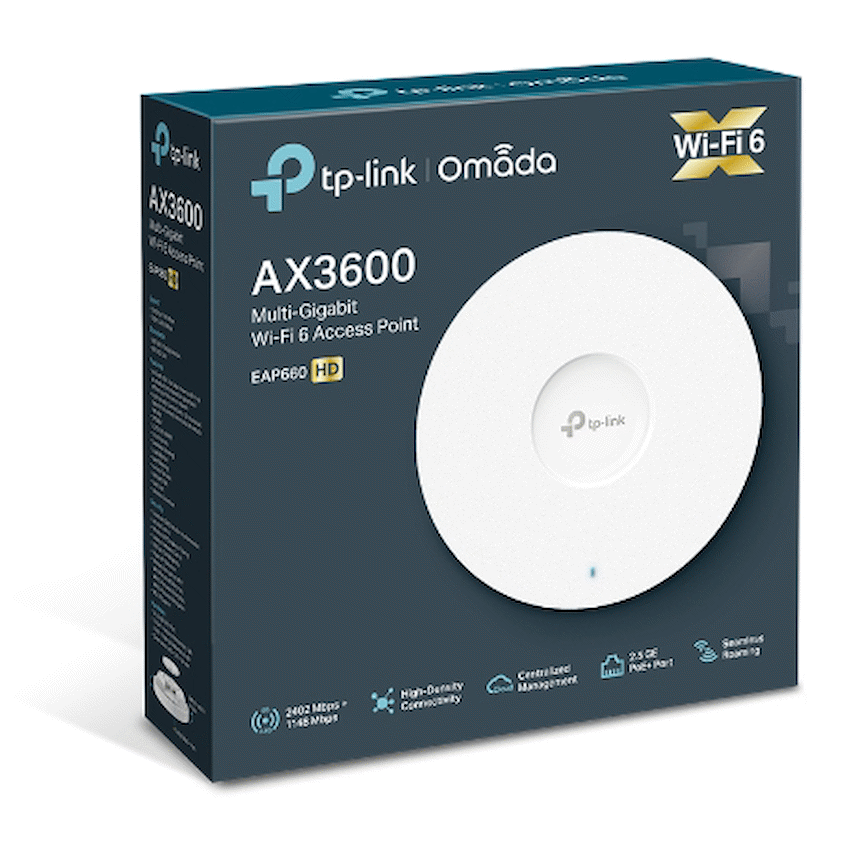 TP-Link EAP660 HD AX3600 Ceiling Mount Wi-Fi 6 Access Point - Image 4