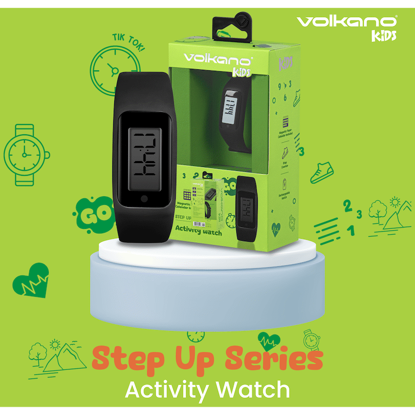 Volkano Step Up Series Activity Watch - Black - Image 5