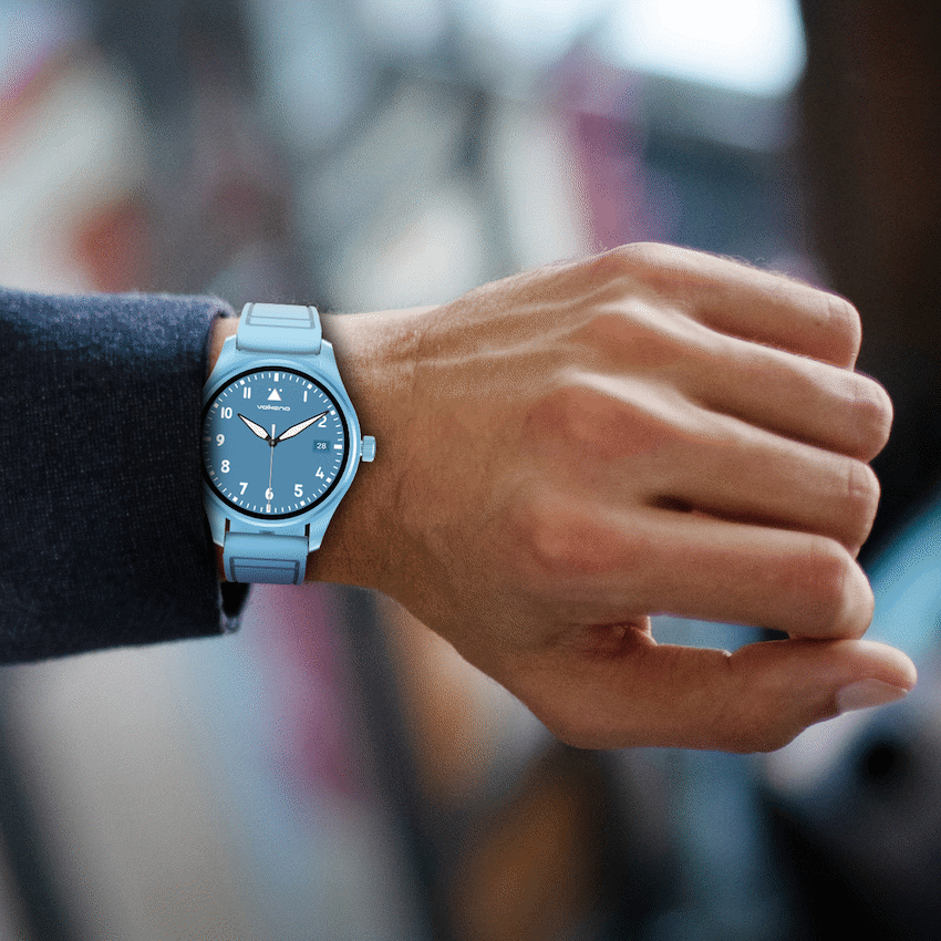 Volkano Eon Series Smartwatch - Light Blue - Image 5