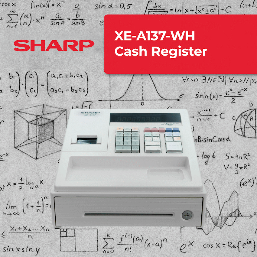 Sharp XE-A137-WH Cash register - Image 5